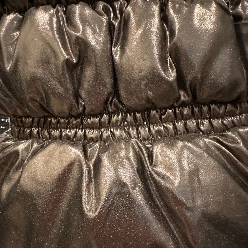 Rothschild Metallic Brown Kids Puffer Jacket